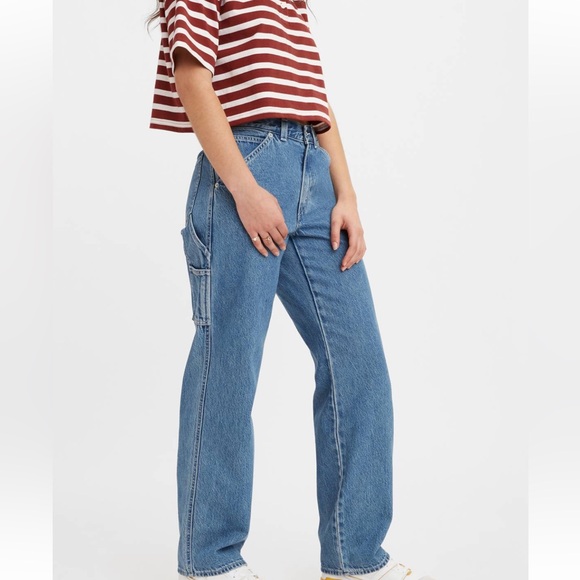 Levis Baggy Dad Utility Women’s Jeans - Picture 2 of 4